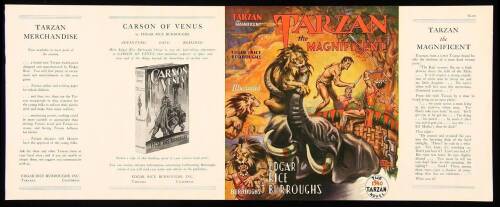 Original dust jacket for Tarzan the Magnificent