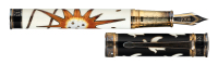 DAVID OSCARSON: Alfred Barnard Nobel Black and White Enamel Limited Edition Fountain Pen