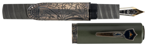 KRONE: General George S. Patton Sterling Silver Limited Edition Fountain Pen