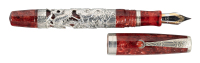 MONTEGRAPPA: Oriental Zodiac Dragon Sterling Silver Limited Edition Fountain Pen