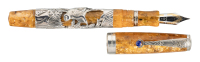 MONTEGRAPPA: Oriental Zodiac Pig Sterling Silver Limited Edition Fountain Pen
