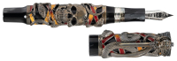 MONTEGRAPPA: Chaos Sterling Silver Limited Edition Fountain Pen