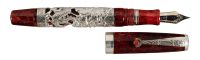 MONTEGRAPPA: Oriental Zodiac Dragon Sterling Silver Limited Edition Fountain Pen