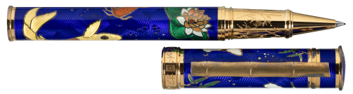 DAVID OSCARSON: Koi Deep Blue Limited Edition Rollerball Pen