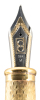 DAVID OSCARSON: Trellis Collection Red Enamel and Vermeil Limited Edition Fountain Pen - 2