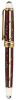 DAVID OSCARSON: Trellis Collection Red Enamel and Vermeil Limited Edition Fountain Pen - 3
