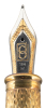 DAVID OSCARSON: Trellis Collection Blue Enamel and Vermeil Limited Edition Fountain Pen - 2