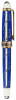 DAVID OSCARSON: Trellis Collection Blue Enamel and Vermeil Limited Edition Fountain Pen - 4