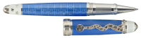 DAVID OSCARSON: Raoul Wallenberg Limited Edition Sterling Silver and Enamel Rollerball Pen