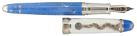 DAVID OSCARSON: Raoul Wallenberg Limited Edition Sterling Silver and Enamel Fountain Pen