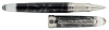 DAVID OSCARSON: Winter Collection Black Enamel and Sterling Silver Limited Edition Rollerball Pen