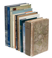 Small shelf of works on travel and exploration