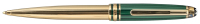 MONTBLANC: Meisterst&uuml;ck Czar Nikolai I Malachite & Vermeil Ballpoint Pen