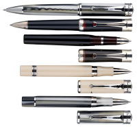 MONTEGRAPPA: Desiderio [and] Ducale * Lot of Six Ballpoints and Rollerballs