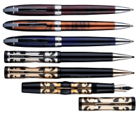 CONKLIN: Deco Crest Limited Edition Pens [and] Victory Ballpoint Pens * Lot of 20