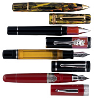 DELTA: Alfa Romeo, Bribri, Gallery [and] Windows Demonstrator * Lot of Four Fountain Pens and Rollerballs