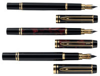 WATERMAN: Lot of Three Fountain Pens