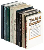 Lot of ten books adjacent to magic