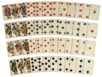 Two decks of French playing cards, c.1890s