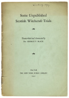 Some Unpublished Scottish Witchcraft Trials