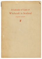 A Calendar of Cases of Witchcraft in Scotland 1510-1727