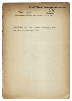 Bakerian Lecture: Nuclear Constitution of Atoms
