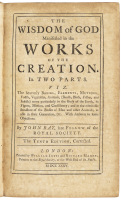 The Wisdom of God Manifested in the Works of the Creation