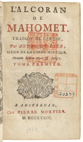 L'Alcoran de Mahomet. Traduit d'Arabe en Francois, par Andre Du Ryer, Sieur de la Garde Malezair