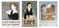 Three David Lance Goines Posters for Chez Panisse