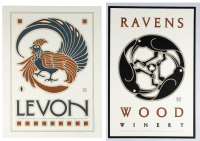 Two David Lance Goines Posters for Levon [and] Ravenswood Winery