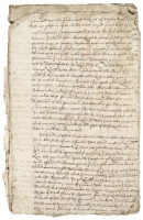 Draft of a speech delivered in the House of Lords, February 15th, 1677