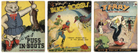 Three children's pop-up books