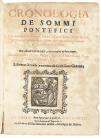 Cronologia de' sommi pontefici che contiene le effigie, nomi, e patrie loro, in che anno, e giorno furono eletti, le loro vite, quanto regnorno, e quanto vaco la sedia...