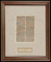 Framed Leaf by Octavianus Scotus, Venice 1482