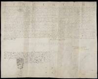 Manuscript Document, unsigned, from his reign as Pope