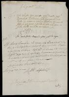 Manuscript Document Signed