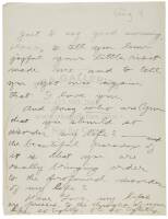 Autograph letter from Jack London to Charmian Kittredge