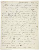 Autograph letter from Jack London to Charmian Kittredge