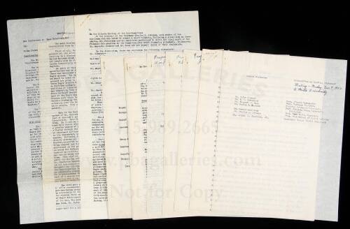 Documents relating to the Southern Conference on Race, etc.