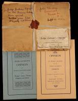 Judge Jackson's Opinion in the Famous Contempt Cases Against "Mother" Jones, Thomas Haggarty and Others [and] Opinion of Judge Goff Sustaining Judge Jackson's Opinion in the Famous Contempt Cases...
