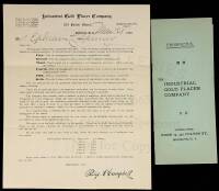 Prospectus: The Industrial Gold Placer Mining Company