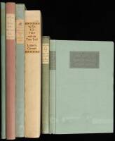 Six volumes on California published by the Grabhorn Press