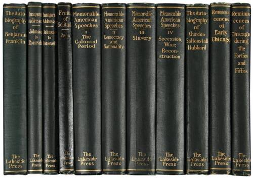 95 volumes of the Lakeside Classics