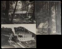 Lot of five gelatin silver photographs of the Mt.Tamalpais & Muir Woods Railway & nearby scenes