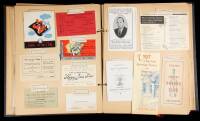 2 scrapbooks of Travel in America, Europe, Cuba, etc.