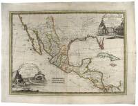 La Parte Occidentale dell'Antico, e Nuovo Messico con la Floria e la Bassa Luigiana Delineata sulle ultime osservazioni; La Parte Orientale...