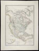 Carte de l'Am&eacute;rique Septentrionale