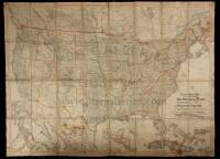 General Railway Map Engraved Expressly for the Official Guide of the Railways and Steam Navigation Lines of the United States...