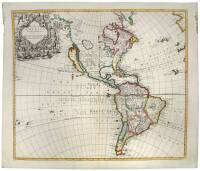 A New Map of America from the Latest Observations Revis'd by I. Senex