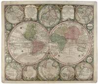 Diversi Globi Terr-Aquei Statione Variante et Visu Intercedente per Coluros Tropicorum per Ambos Polos et Particul Sph&aelig;r&aelig; Zenith in Planim Delineati Orthographici Prospectus....